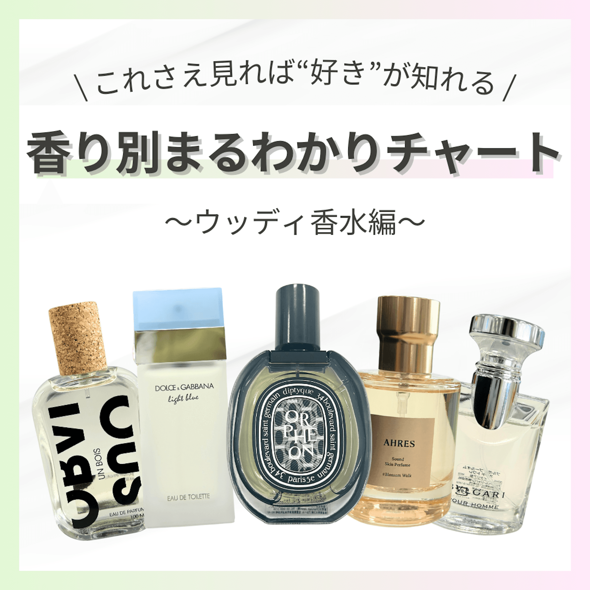 徹底解説!香り別まるわかりチャート~ウッディ編~ | FITS you.|香り 徹底解説!香り別まるわかりチャート~ウッディ編~ | FITS you.|香り