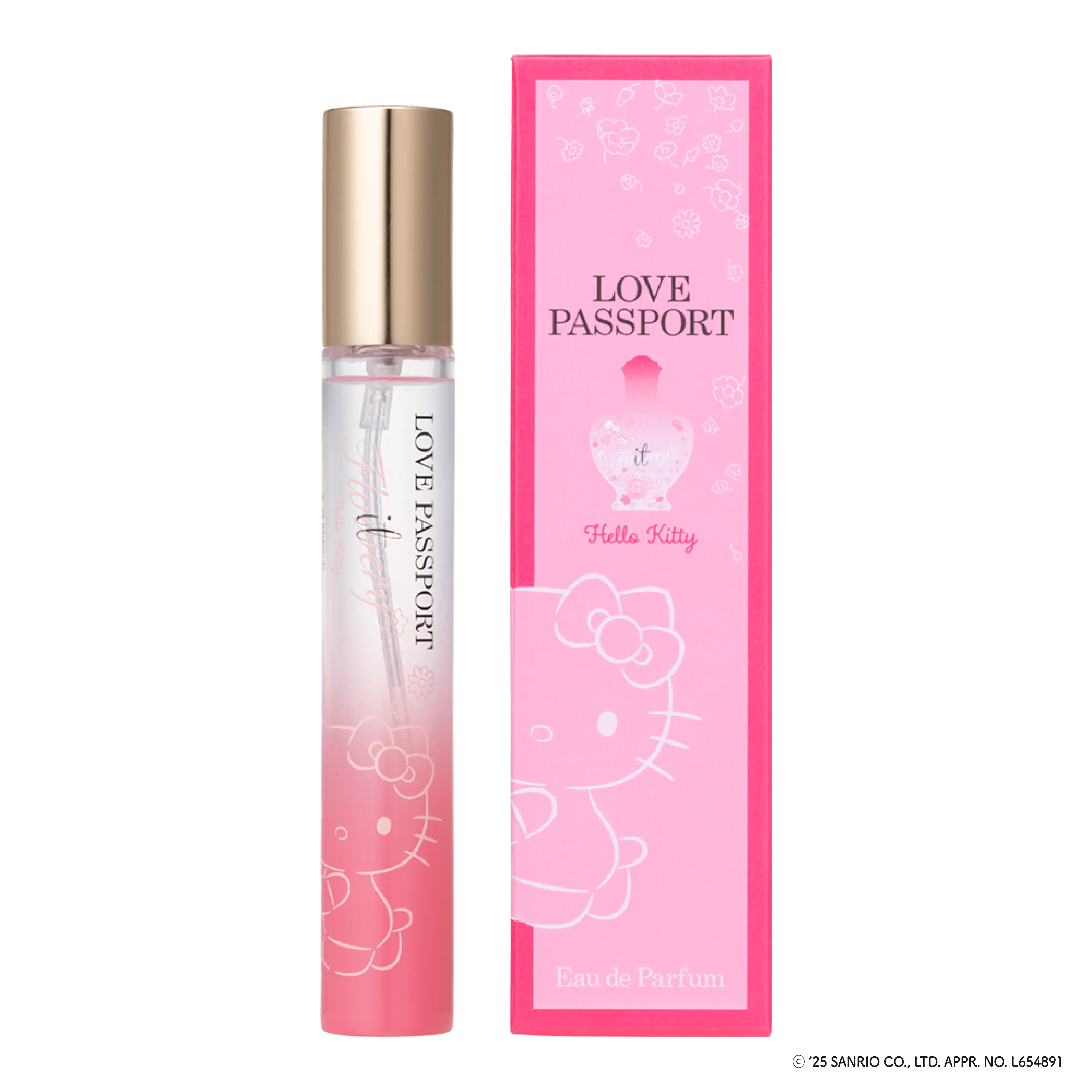 ラブ パスポート イット フラワリー オードパルファム MINI ハローキティデザイン