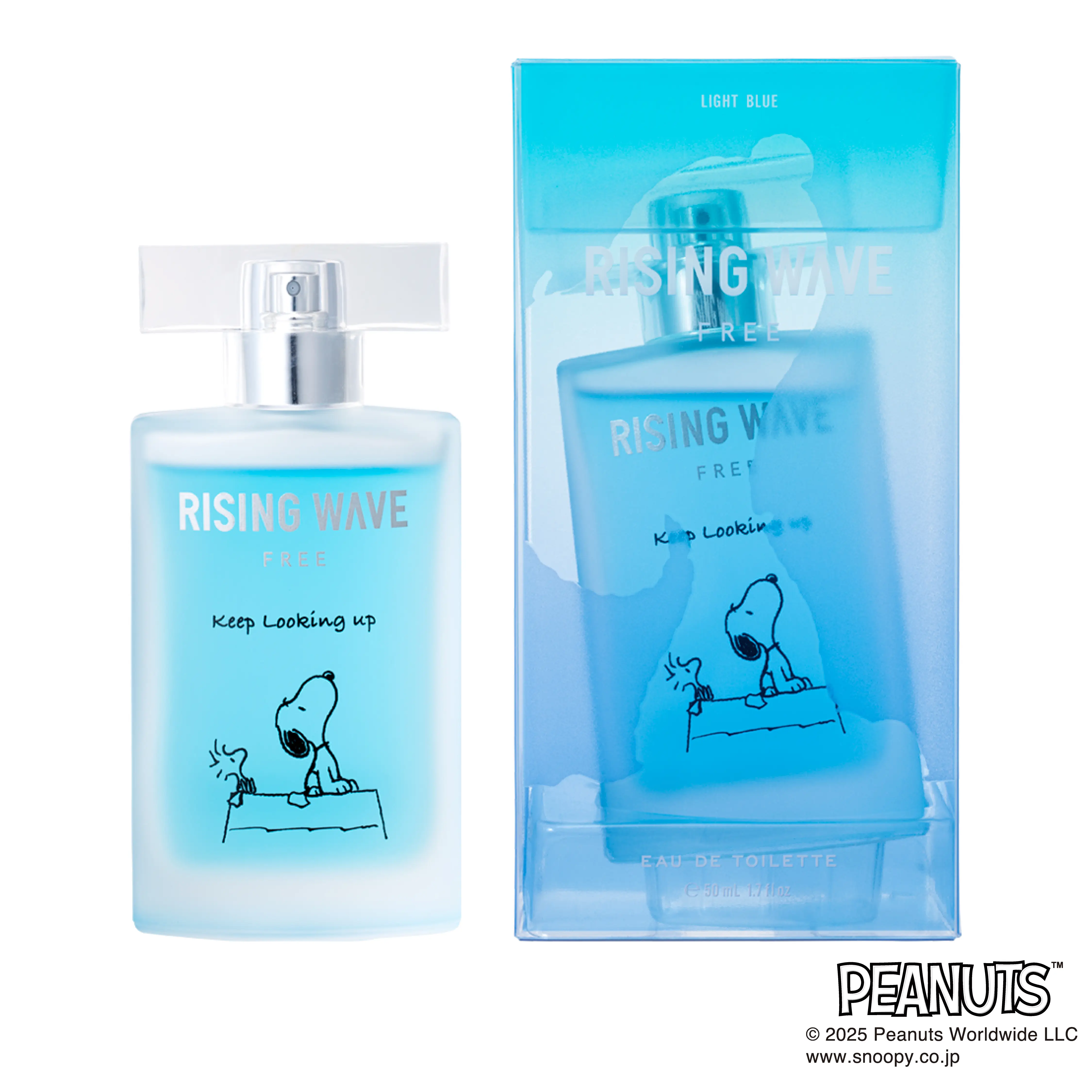 ライジングウェーブ フリー ライトブルー オードトワレ スヌーピーデザイン